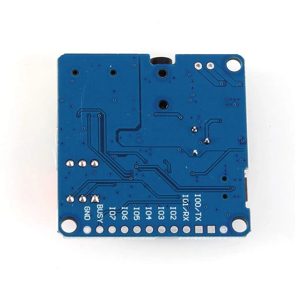 Modulo di Riproduzione Vocale,Scheda Audio per Riproduzione UART I/O Trigger Amplificatore classe D 5W SD/TF Card Play Serial Port Control Playback Compatibile
