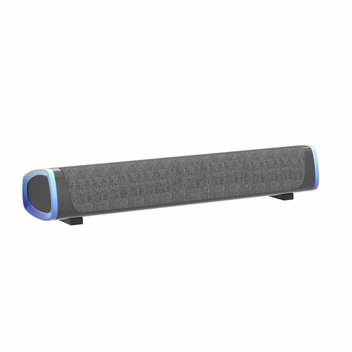 SOULION R30 Altoparlanti PC, Alimentazione USB Altoparlanti Computer, 3.5mm AUX, Luci LED Colorate con Pulsante di Interruttore, Casse PC Surround Soundbar per Computer, Portatile, Laptop, Desktop