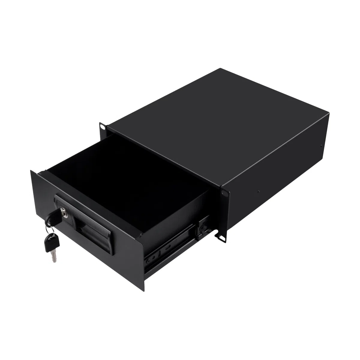GeeekPi Cassetto per montaggio su rack 2U, con serratura, da 25,4 cm, per armadi server DeskPi RackMate T2