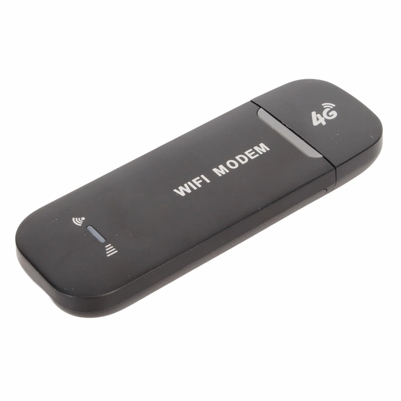 Router WiFi 4G Ad Alta Velocità, Fino a 150 Mbps, Supporta 10 Utenti, Slot per Scheda SIM, Modem WiFi USB 4G LTE Portatile per Ufficio, Viaggio, Casa, Plug and Play (BLACK)