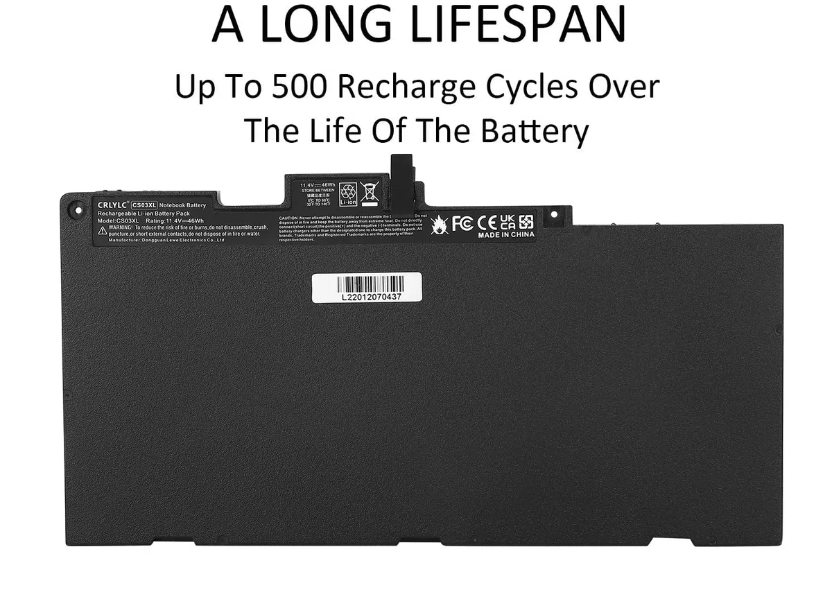46Wh CS03XL CSO3XL TA03XL Batteria per Portatile HP EliteBook 745 755 840 850 G3 G4 848 G3 ZBook 15u G3 G4 mt42 mt43 800513-001 800231-141 T7B32AA HSTNN-I33C-4/5 HSTNN-IB6Y HSTNN-DB6U CS03046XL