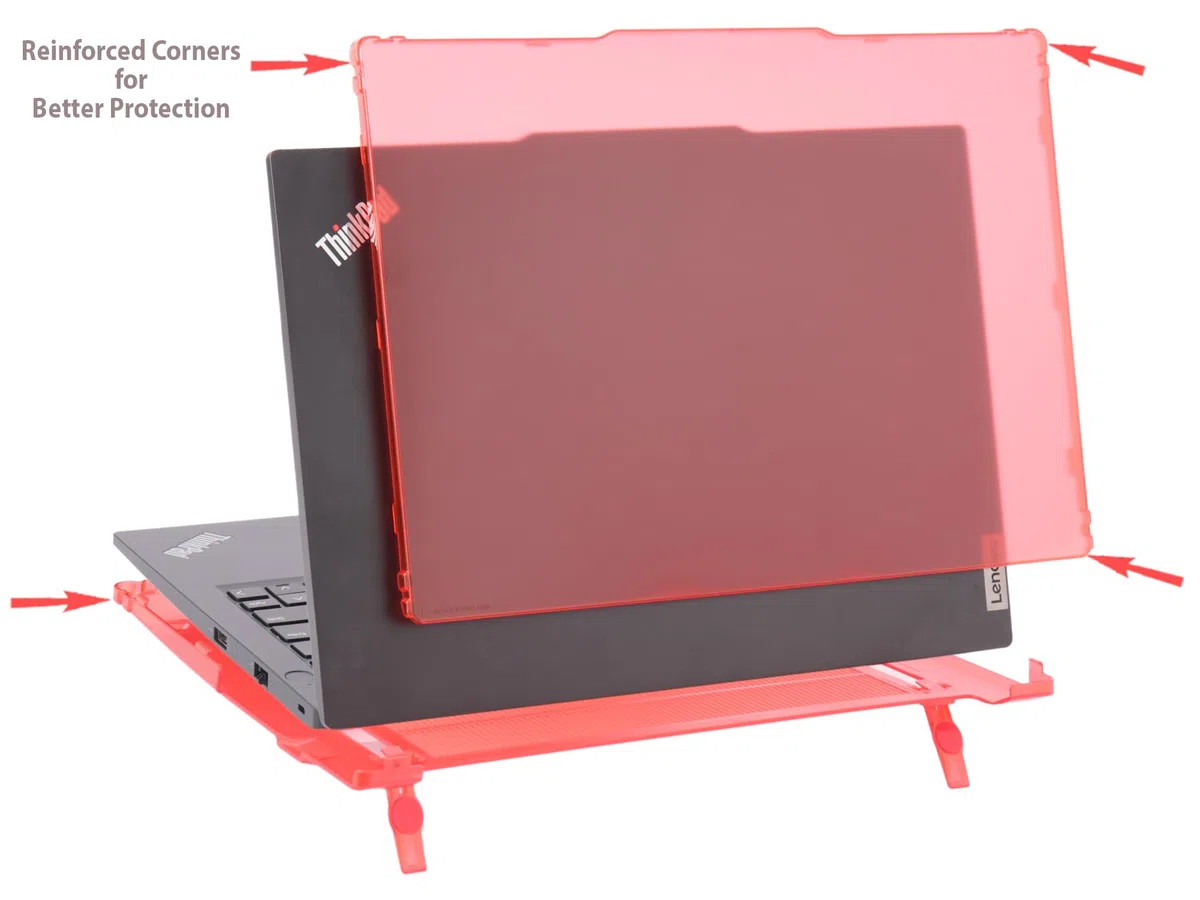 mCover Custodia rigida compatibile solo per Lenovo ThinkPad E14 Gen 5 / Gen 6 2023-2025 da 14" (con cerniera a 180°, non compatibile con altri modelli Lenovo) - Aqua