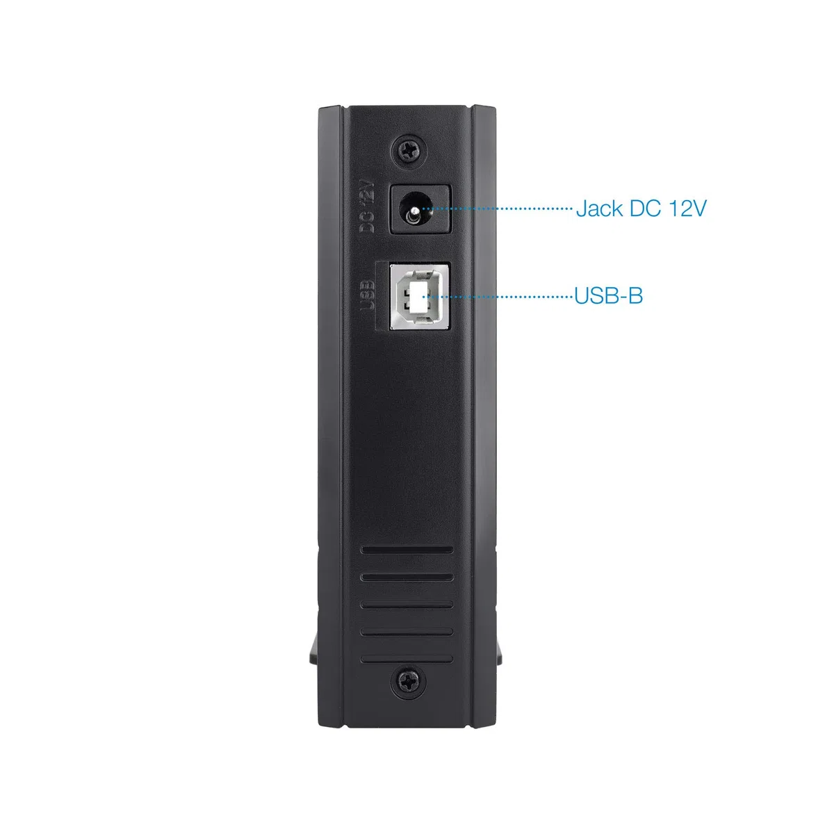 TOOQ TQE-3520B - HDD da 3,5", (IDE, SATA I/II/III/III, USB 2.0), alluminio, indicatore LED, nero, 350 gr.