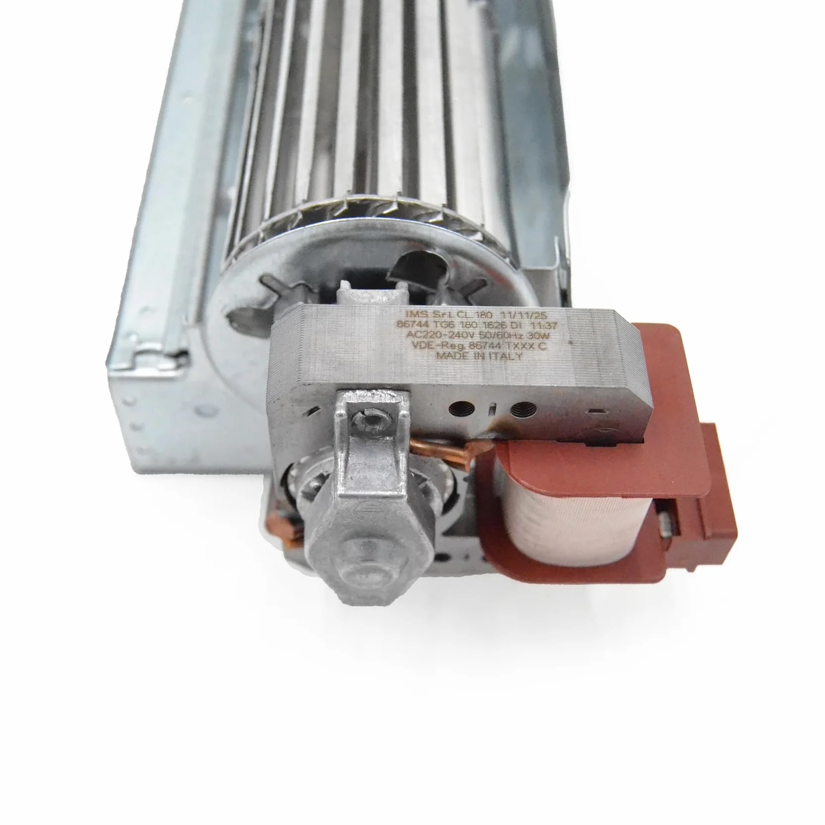 3S SuperSamaStore Ventilatore Raffreddamento Tangenziale Destro 180 Mm Pacco 15 Mm 230V 50/60Hz, Adatto a Camini o Stufe, 24 x 10 x 8,5 Cm