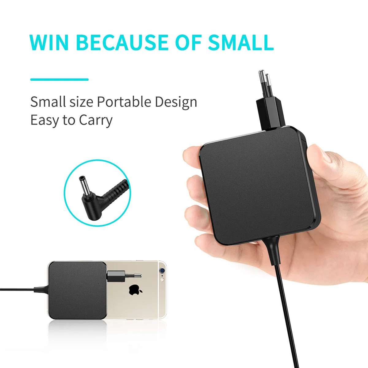 Alimentatore PC Portatile 65W Caricatore per Lenovo V14 V15 V17 G2 G3 G4 IdeaPad Flex 5 5i, Ideapad 3 3i 1 1i 3-15IIL05 3-15IML05 3-17IAU7 IdeaPad S145 320 330 330s S340 L340 Yoga 530 510 710