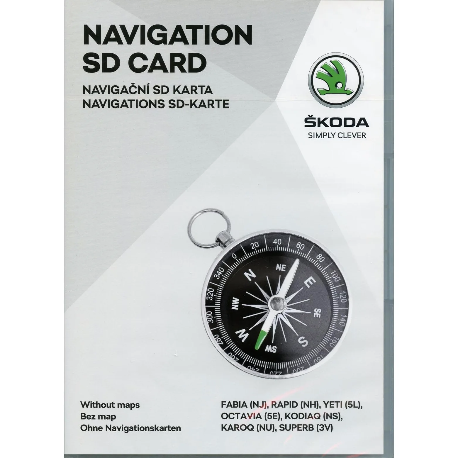 Skoda 5L0051236DF - Scheda di memoria SD da 32 GB, solo per browser MIB1/MIB2 Amundsen/Columbus, schede di navigazione non incluse