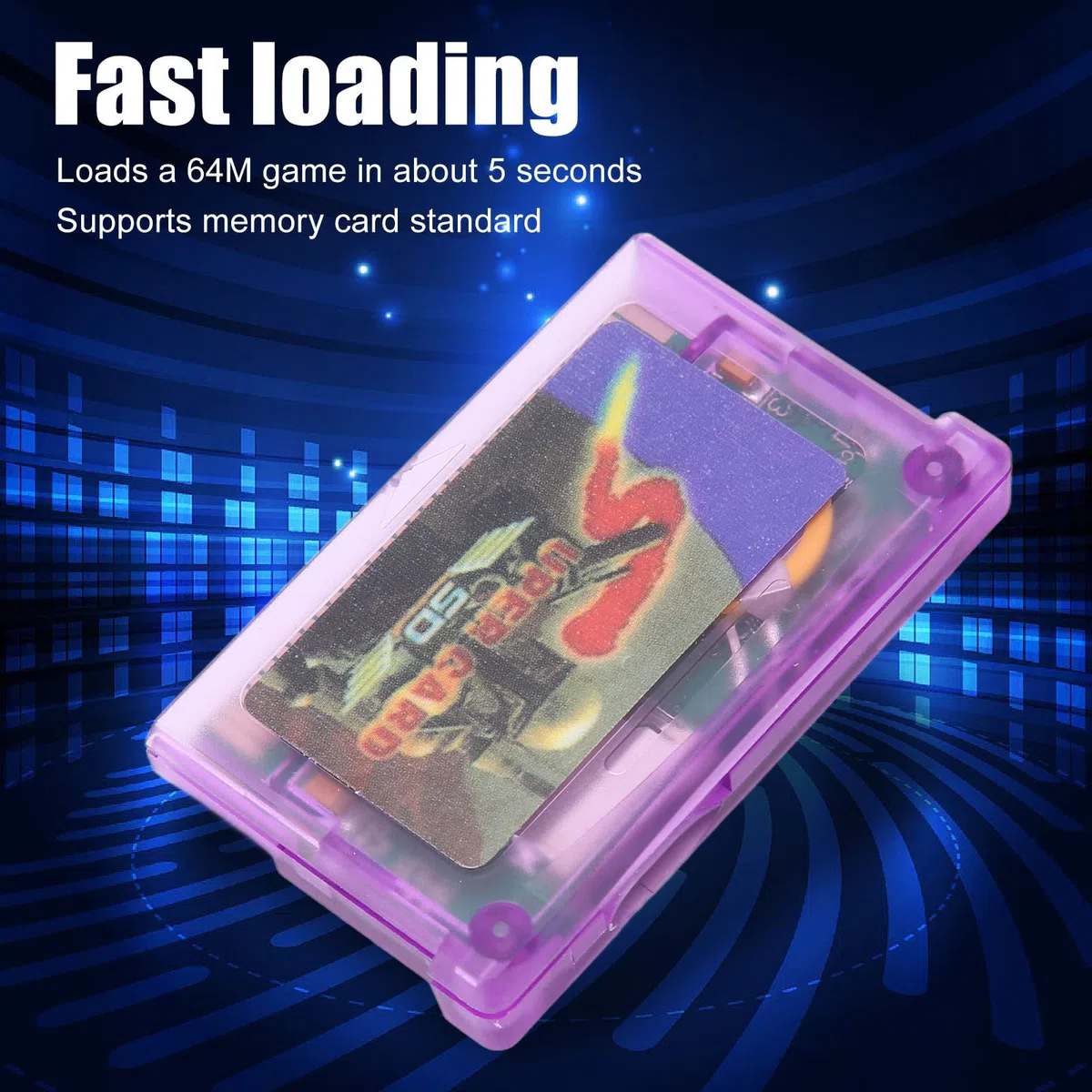 Scheda di Memoria per Videogiochi per Console di Gioco GBA GBA SP SP GBM IDS NDS Lite, Flashcard per Giochi di Carte Masterizzate, Mini Scheda Supporta Fat per Giochi