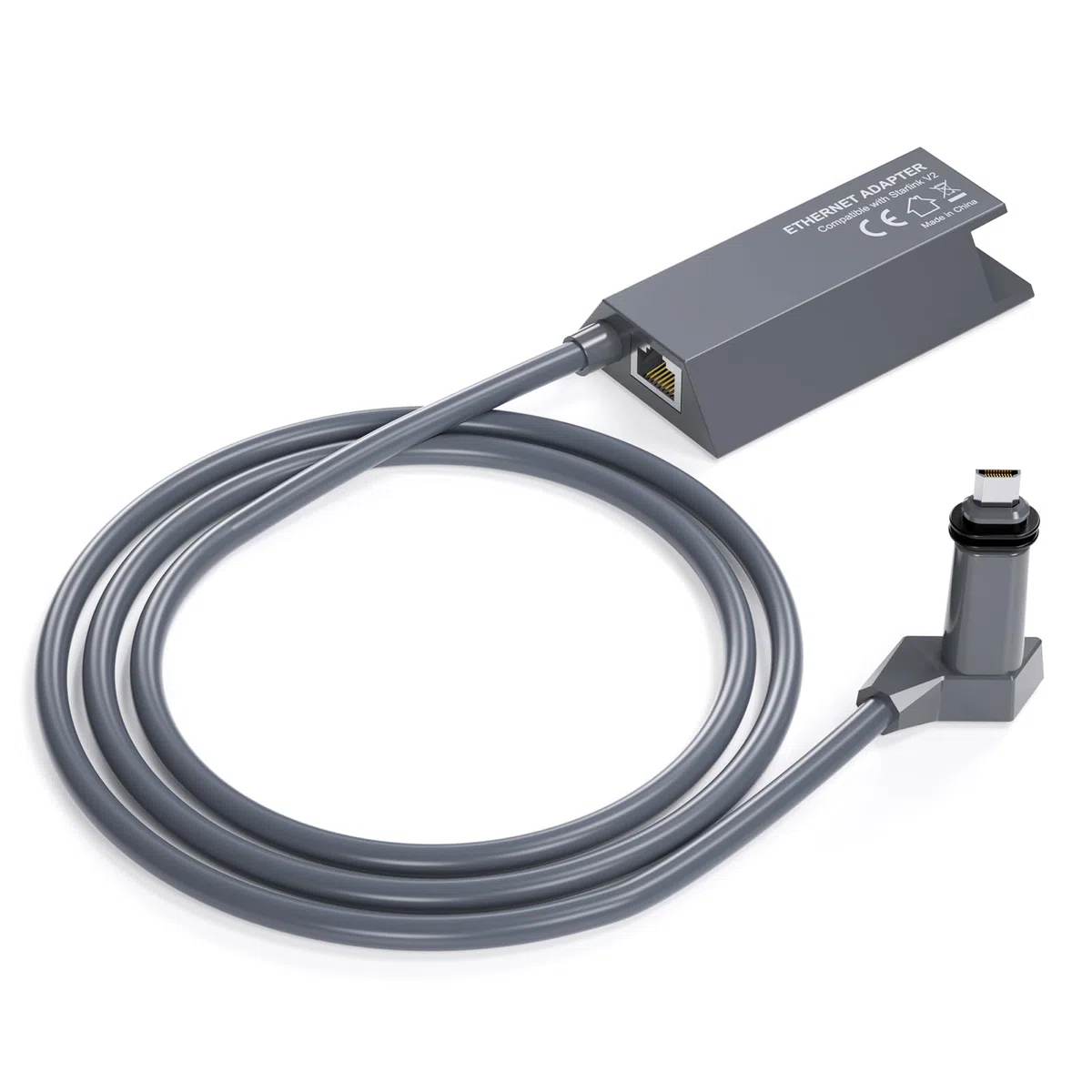 Adattatore Ethernet per azionamento standard Gen 2, adattatore Ethernet Gen 2 per rete esterna cablata Connessione rapida e stabile, supporta velocità fino a 1 Gbps. Grigio