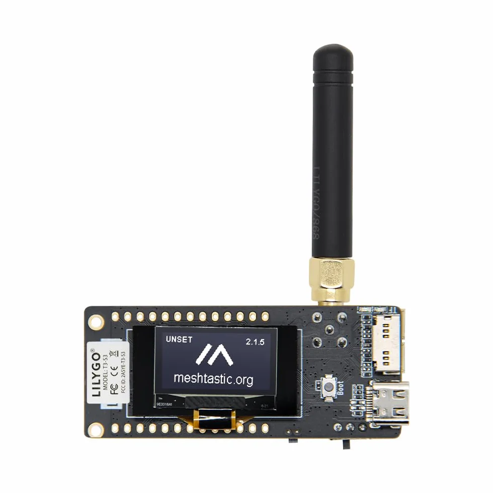 LILYGO T3S3 ESP32-S3 LoRa Meshtastic TTGO Development Board Wireless Module with 0.96 inch OLED Display (SX1262 868MHz)