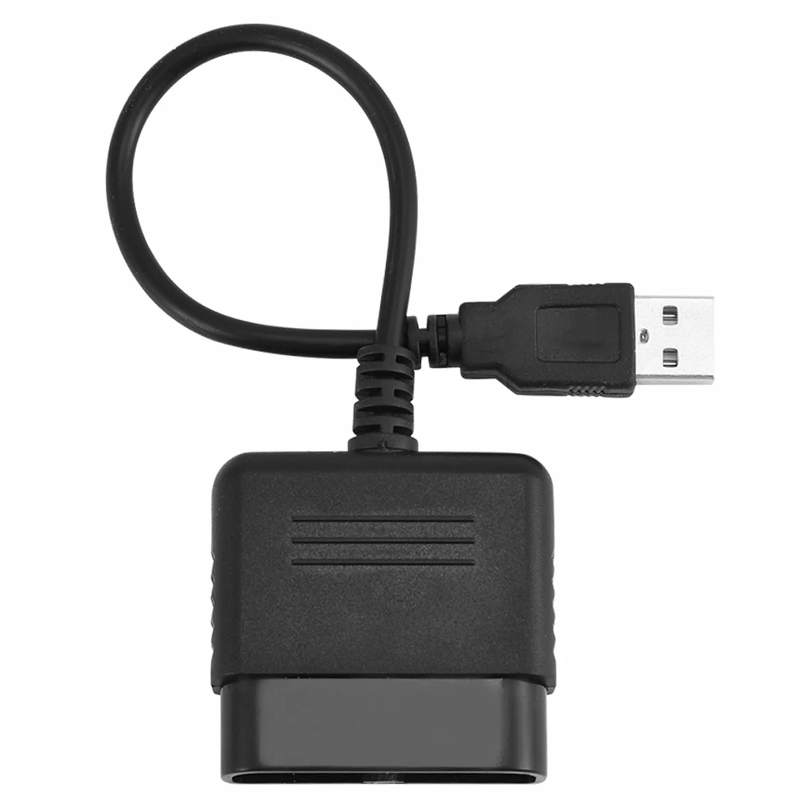 Tissting Adattatore Controller PS2 a USB, Convertitore Cavo per Controller PS3/PC, Materiale ABS, Compatibile con PS2, PS3, PC per Giocatori di Videogiochi