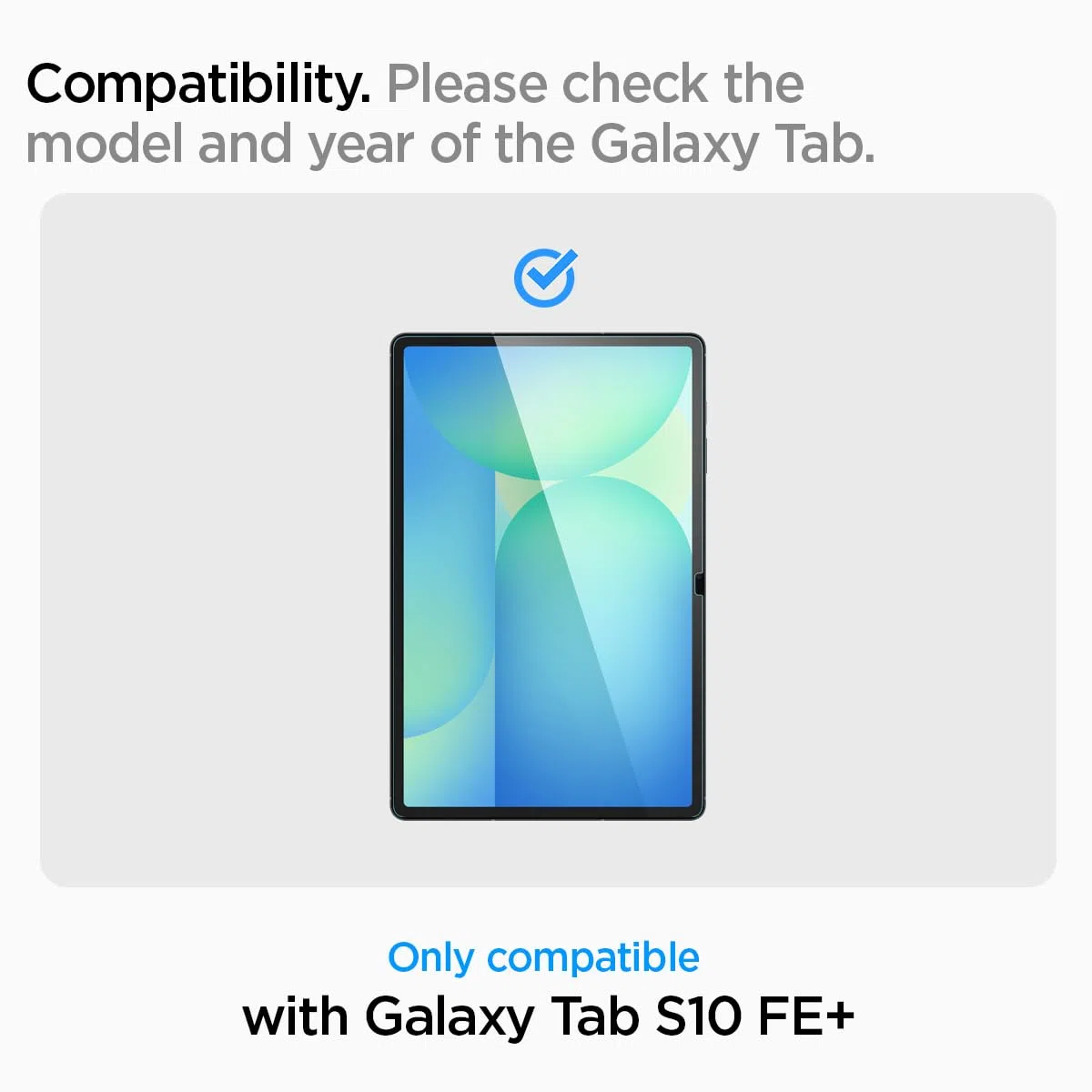 Spigen Glas.tR Slim Vetro Temperato compatibile con Samsung Galaxy Tab S10 FE Plus, Anti-graffio, Cristallino, Durezza 9H Pellicola prottetiva