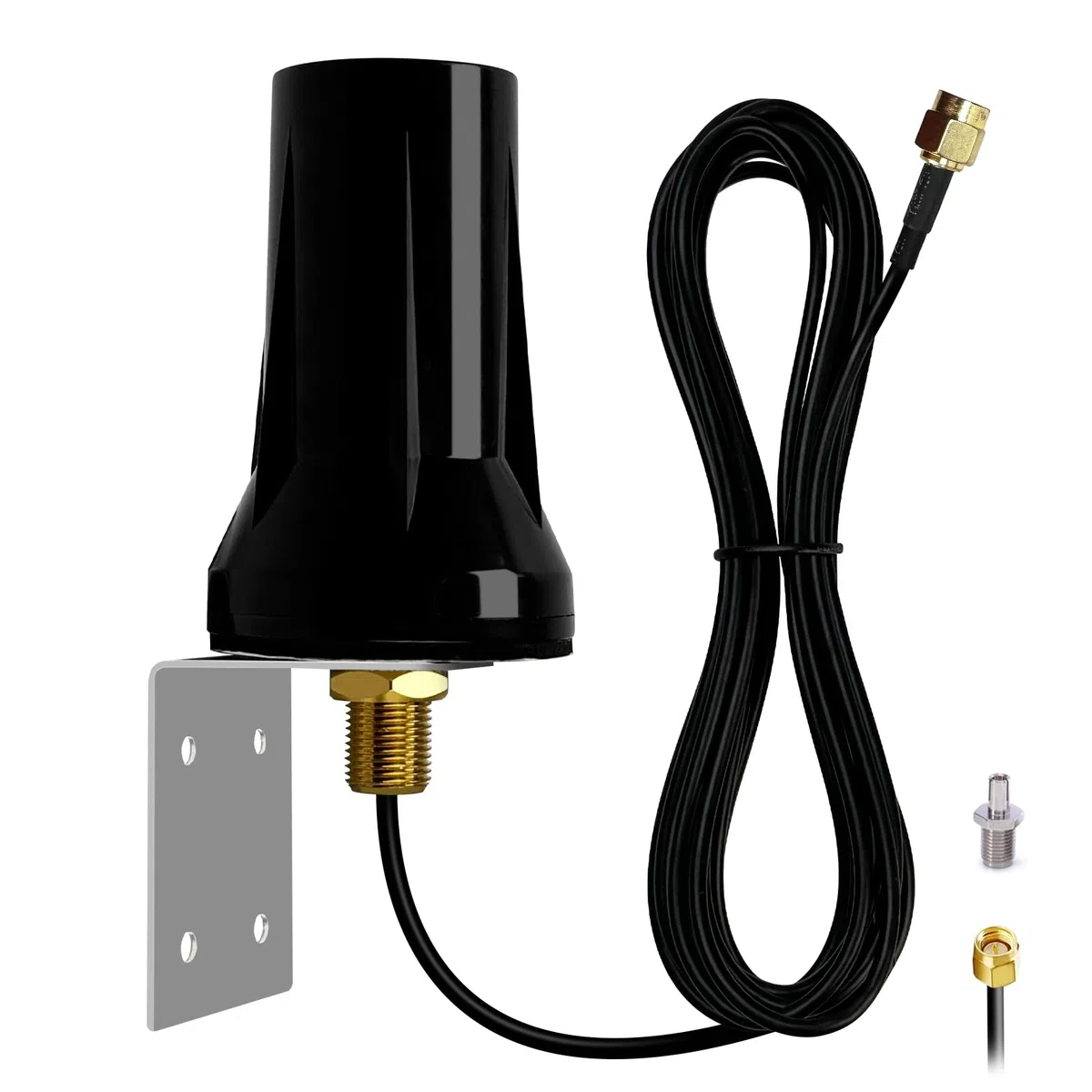 Antenna 5G 4G LTE Esterna 7DBI Omnidirezionale Amplificatore Segnale Interni Esterni Impermeabile Connettore SMA 700-6000MHz，GSM/GPRS/2G/3G/4G/5G per LTE Router Monitoraggio Della Sicurezza-3M