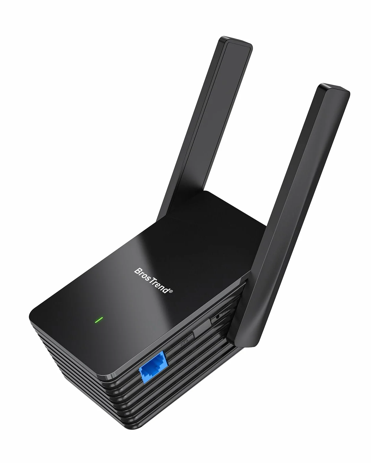 BrosTrend AX1500Mbps Universale Adattatore WiFi 6 Ethernet Bridge con RJ45 Porta Gigabit, Convertitore da Ethernet a WiFi per Stampante, Telecamera IP, DVR, Blu-Ray Player, Smart TV, PlayStation, ecc.