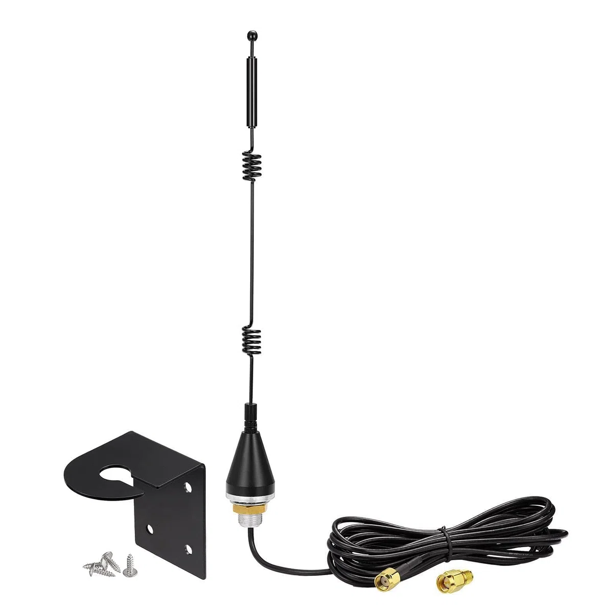Bingfu Antenna WiFi Exterieur Bibanda 2,4 GHz 5,8 GHz 6dBi MIMO RP-SMA e SMA Omnidirezionale per Telecamera Wireless Esterno Router Amplificatore WiFi Videosorveglianza Scheda di Rete Monitor Energia