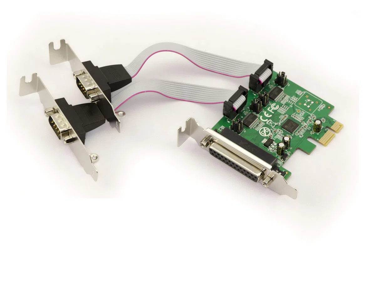KALEA-INFORMATIQUE Scheda controller PCI Express PCIe Parallela IEEE1284 LPT SPP ECP e Seriale RS232 con Chipset ASIX
