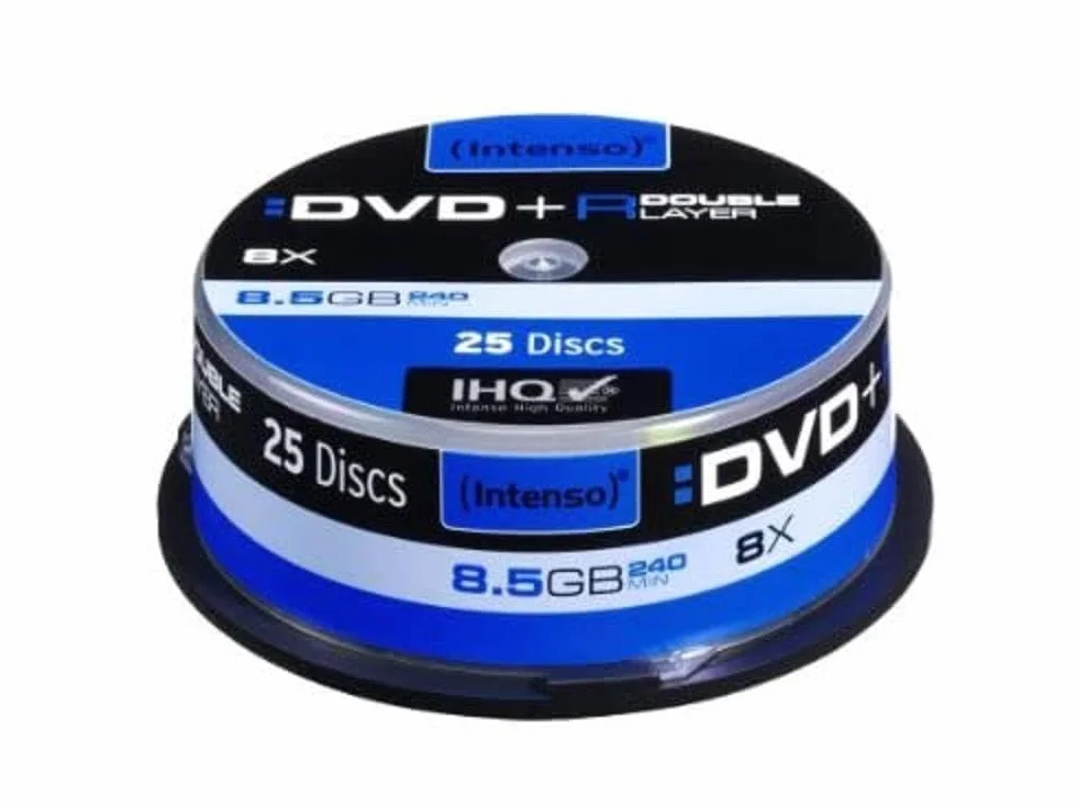 Intenso 4311144 DVD-R da 8.5 GB, 25 Pezzi