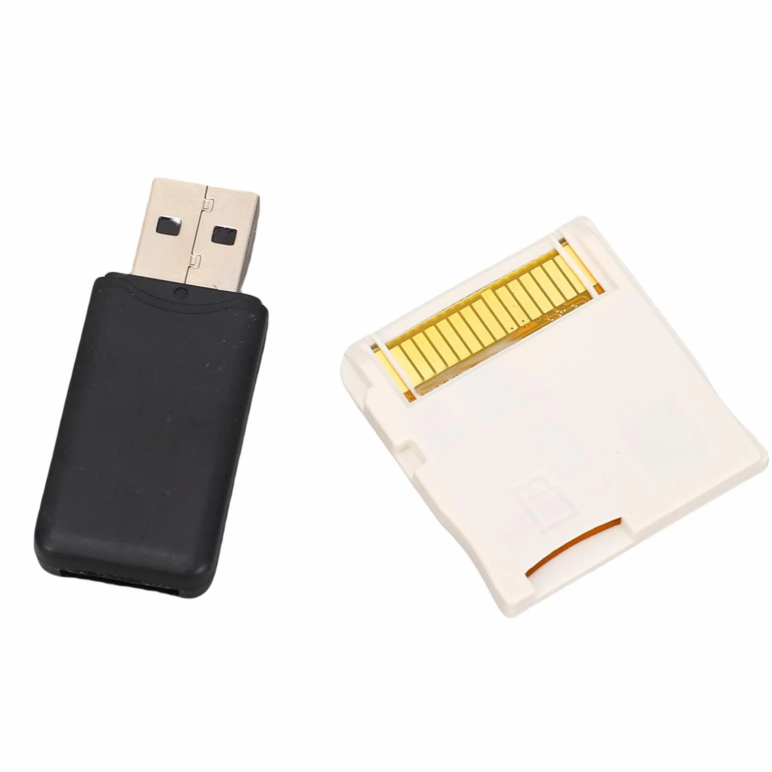 VBESTLIFE Video Game Flash Card per NDS, NDSL, NDSI, NDSI XL, 2DS, 3DS, 3DS XL, 2DSXL, per 4G a 128G, con Lettore di Schede (WHITE)