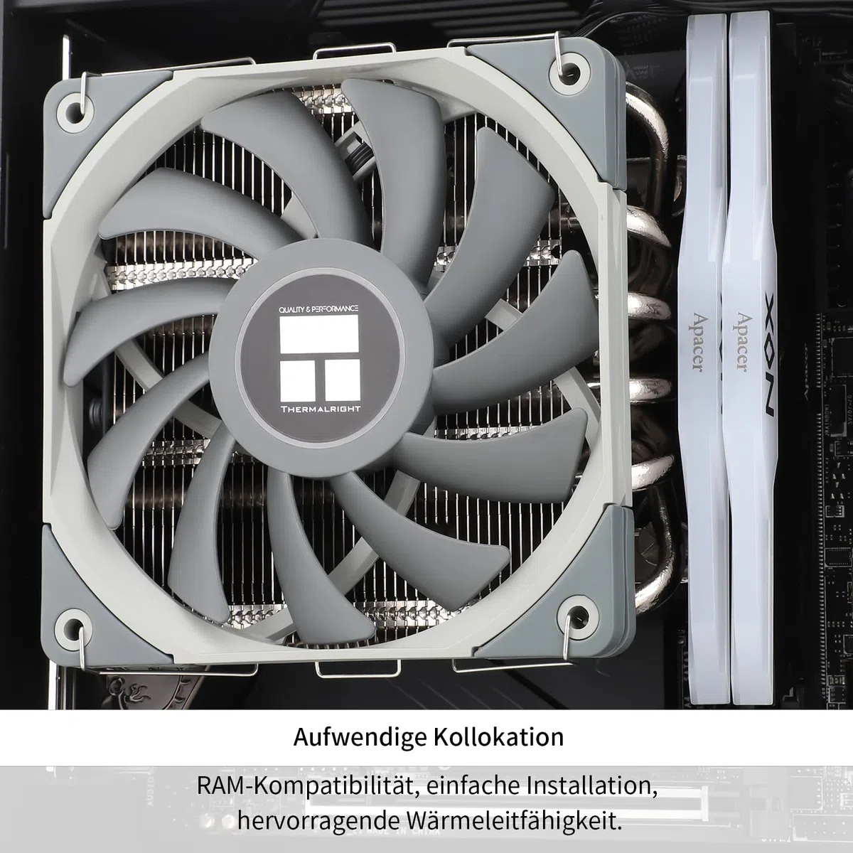 TR-Thermalright AXP120 X67 - Radiatore a 6 tubi di calore, silenzioso, 120 mm, a basso profilo, 1800 RPM, per AMD AM4/AM5, Intel LGA1851/1700/115x/1200/2011, a basso profilo ITX