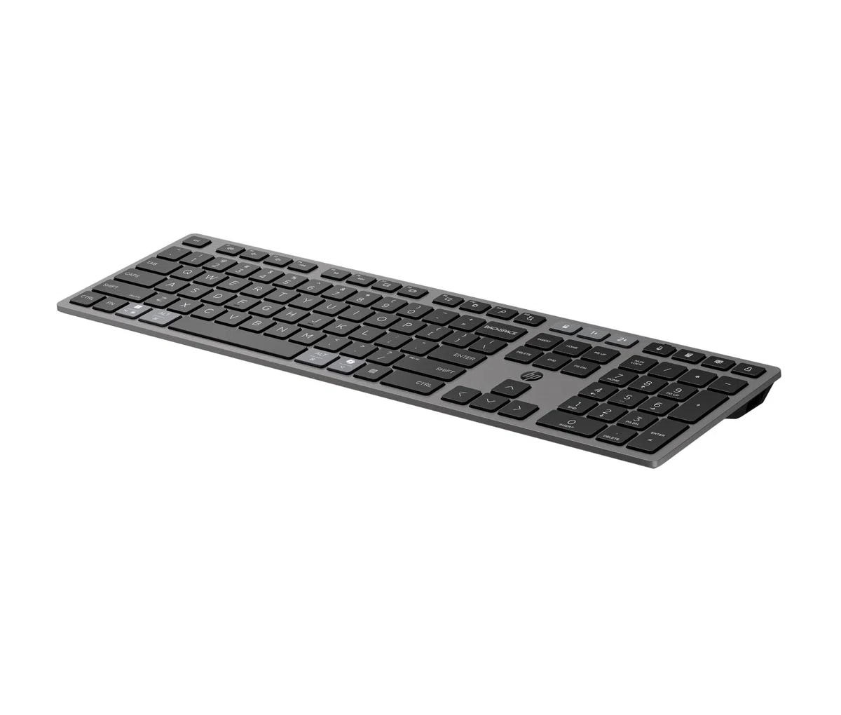 HP 720 Tastiera e Mouse Wireless Ricaricabili, Multi-Device, 22 Tasti Programmabili, Bluetooth, Dongle USB, Ricarica Ultra-Rapida, Certificato Copilot, Compatibile con Windows, macOS, ChromeOS, Grigio