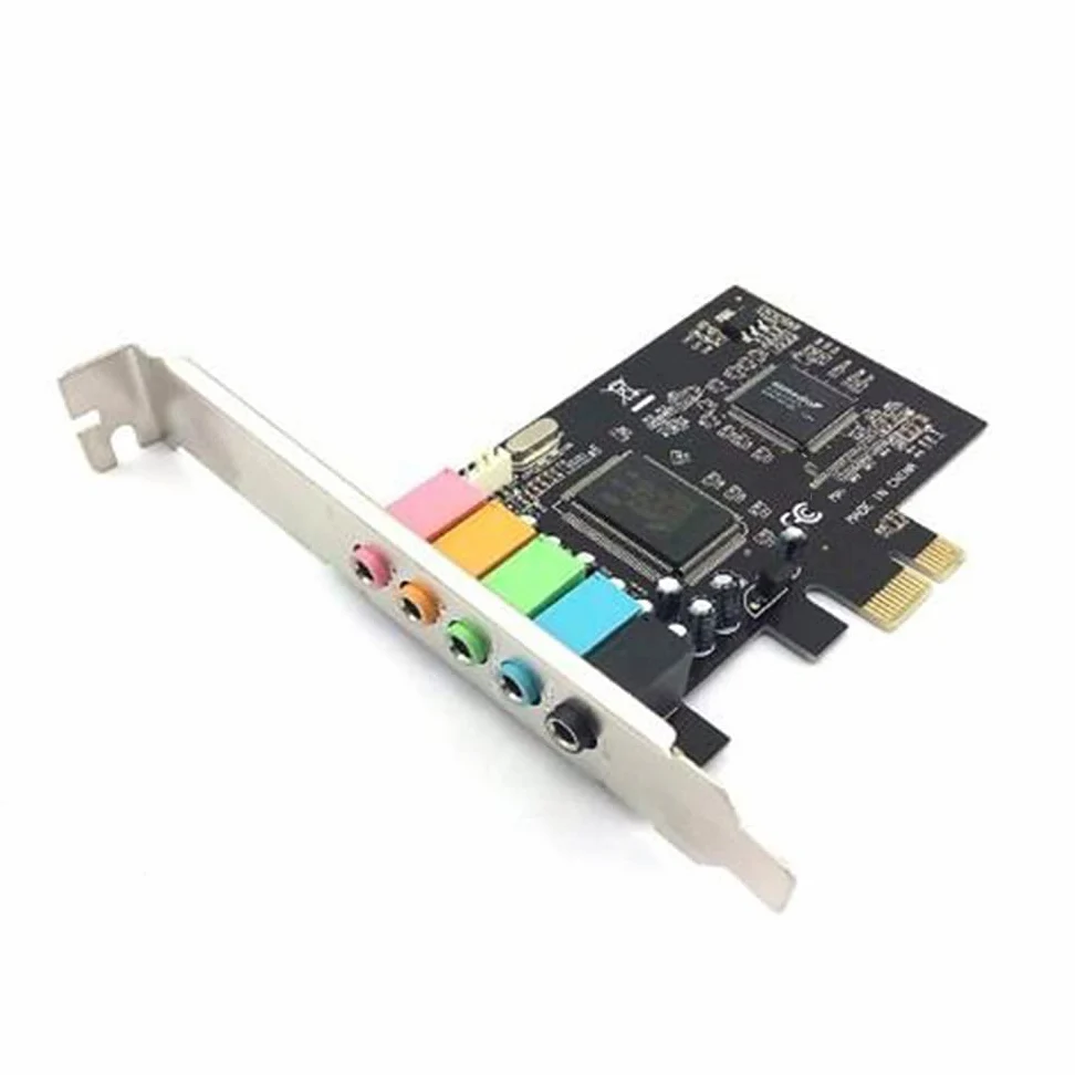 Scheda audio interna 5.1 per supporto a basso profilo, PCI-E stereo 3D, scheda audio PCI 32/64 Chip CMI8738