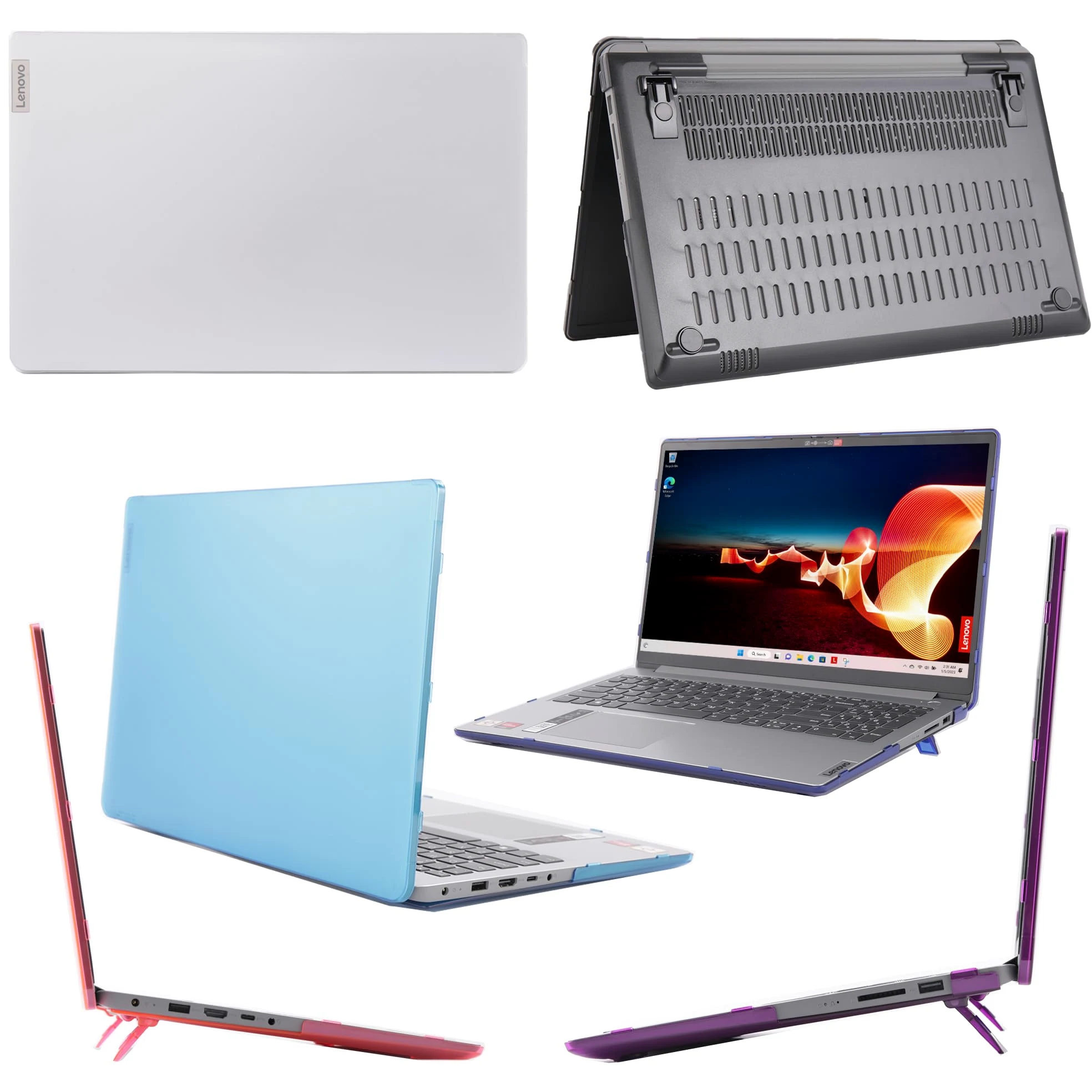 mCover Custodia compatibile solo per Lenovo IdeaPad 1 Series 2022-2025 da 15" (15ADA7 / 15AMN7 / 15ALC7 / 15IAU7 / 15IGL7 / 15IJL7 / 15IRU7) laptop Windows (non compatibile con altri modelli), rosa