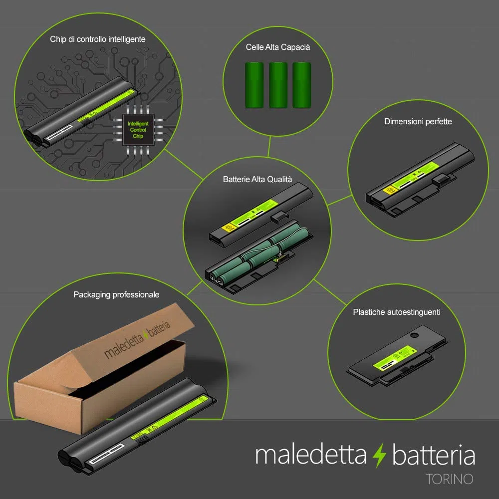Batteria SOSTITUISCE 5200mAh 10,8V per Portatile Sony VGPBPL26, VGP-BPL26, VGPBPS26, VGP-BPS26, VGPBPS26A, VGP-BPS26A