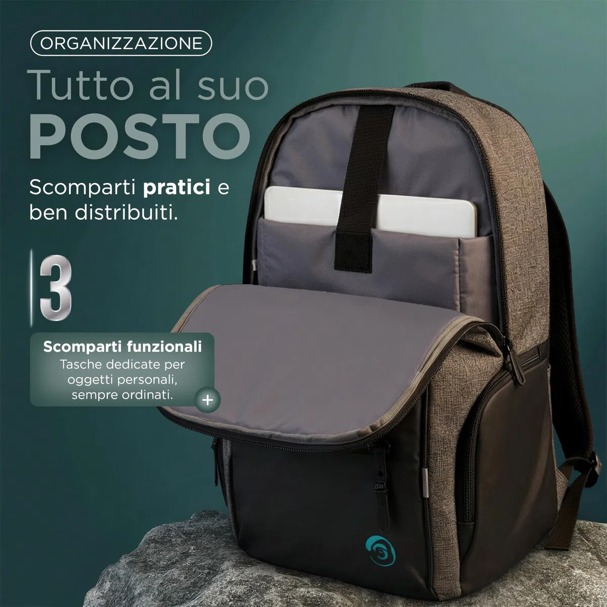 Generico Zaino porta pc