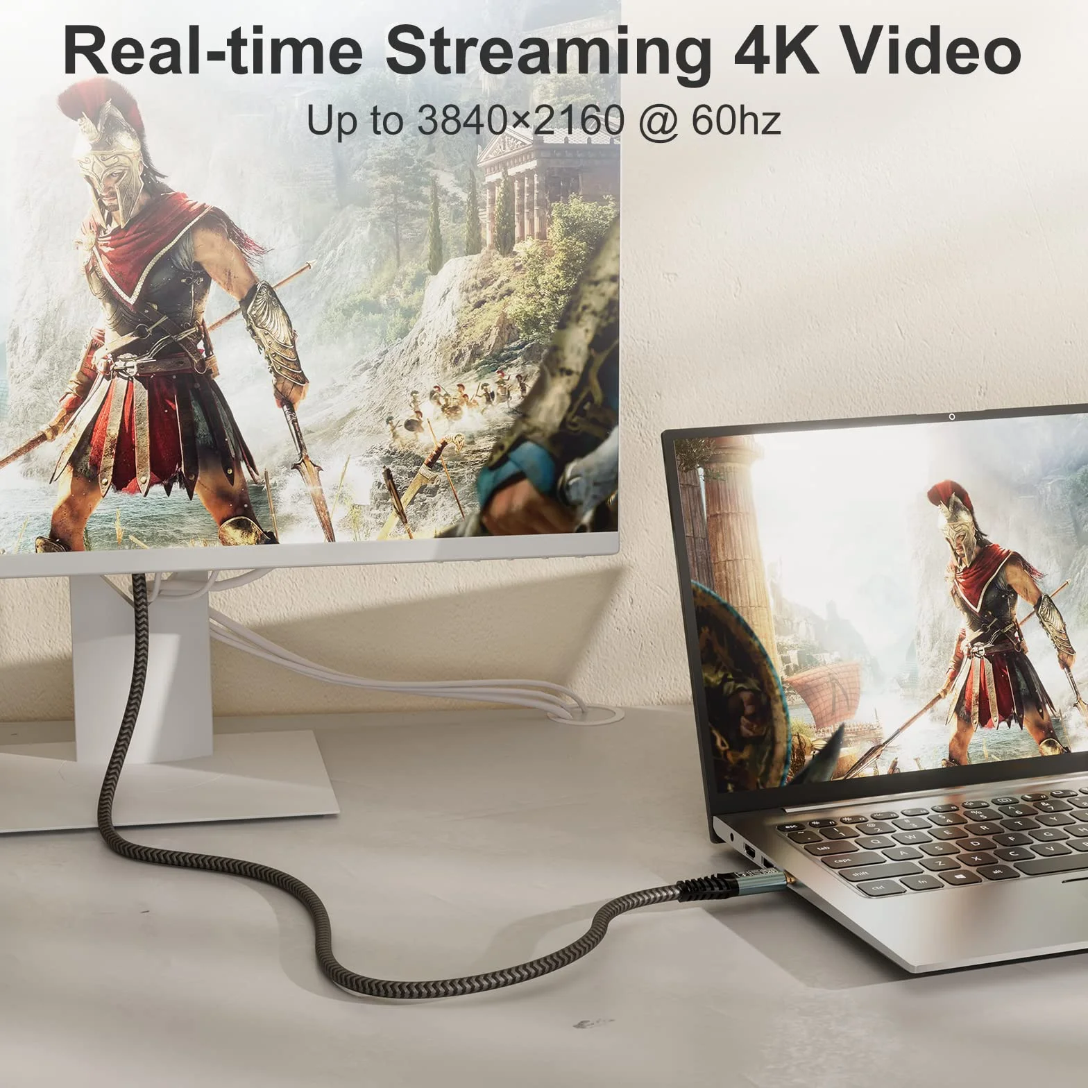 CAKOBLE Cavo 20 Gbps USB Type-C 3.2 Gen2, 100W 20V/5A Ricarica Rapida, Trasmissione Video 4K @ 60Hz Per Tablet, Hub, Telefoni Cellulari, Dispositivi USB C 2M