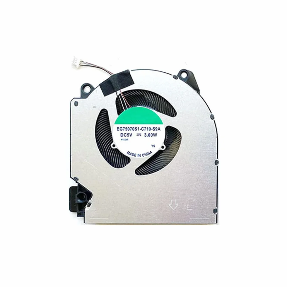 Ventola di raffreddamento per computer portatile di ricambio compatibile con HP Victus 16-D 16-E 16-e0011ns RTX3050 TPN-Q263 TPN-Q264 Ventilatore silenzioso EG75070S1-C700-S9A