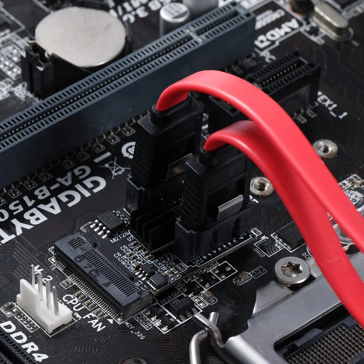 Adattatore M.2 SATA, Scheda di Espansione da M.2 a SATA3.0 Key-A+E, Scheda Riser SSD Fino a 6 Gbit/s, Chip JMB582, per Windows 8/8.x/10 Linux