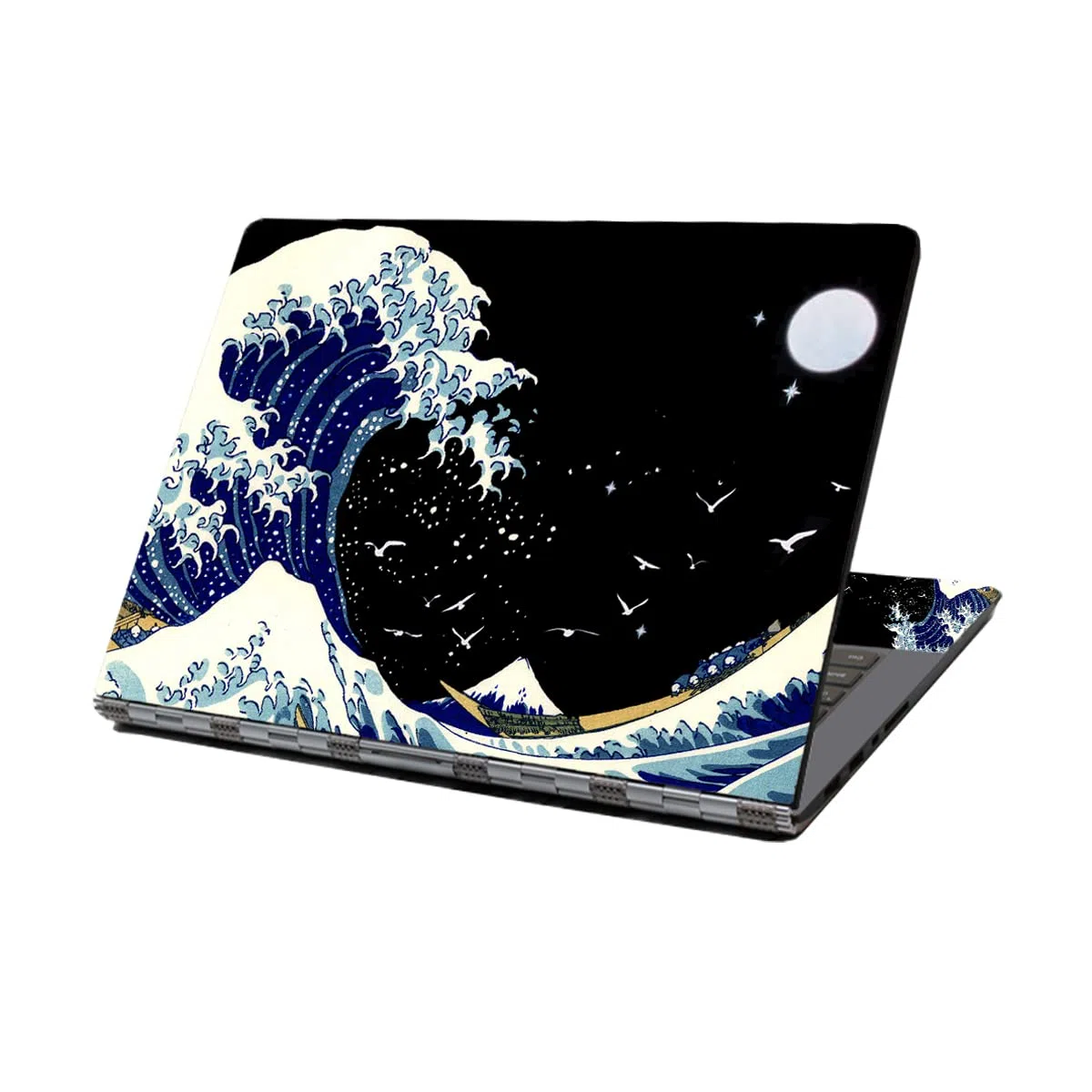 eyscar Adesivo per laptop 15,6 pollici vinile PC onda del mare