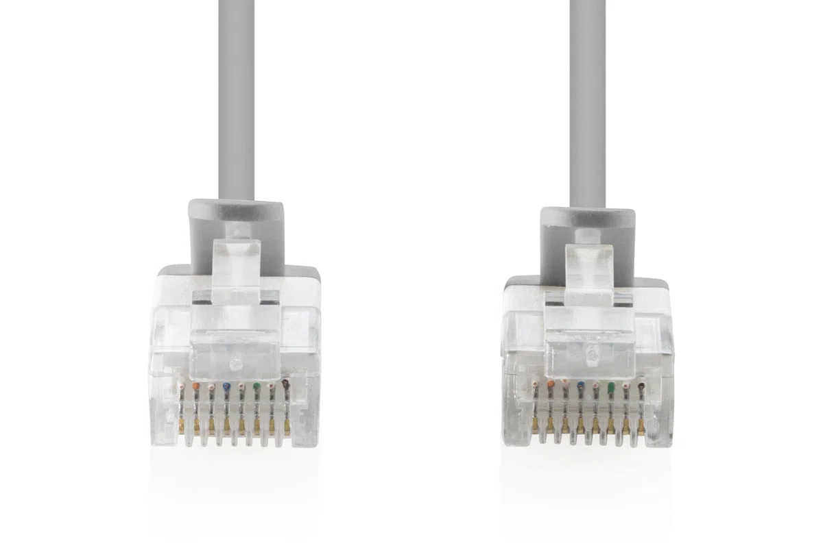 DIGITUS Cavo LAN Cat 6 – 2,0 m – 1 Gbit/s – 10 pezzi – U-UTP non schermato – Slim AWG 32/7 – PoE+ – LSZH – 250 MHz – Cavo di rete RJ45 – Grigio