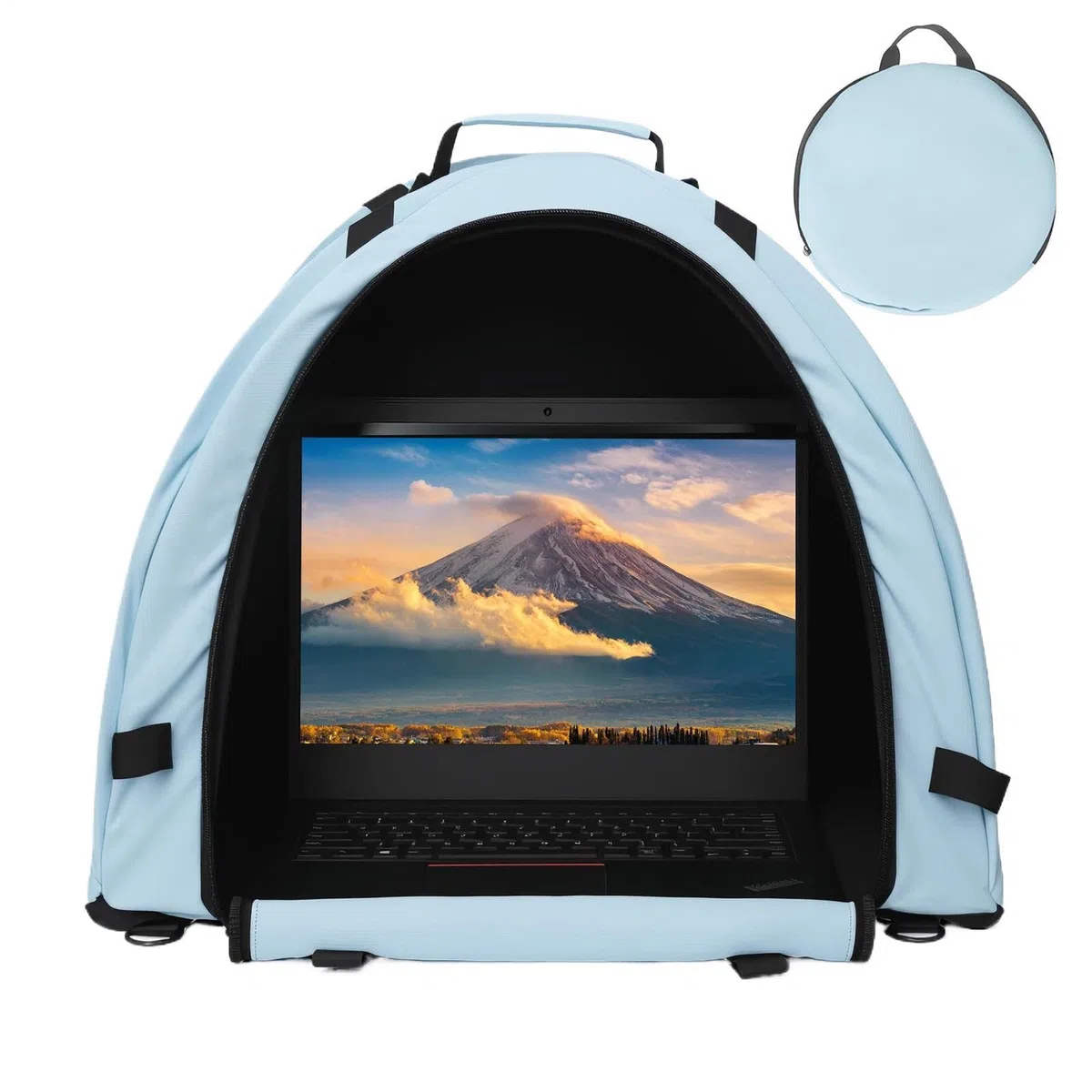 Parasole universale per computer portatile 48,5 x 43 x 42 cm protezione dai riflessi pieghevole