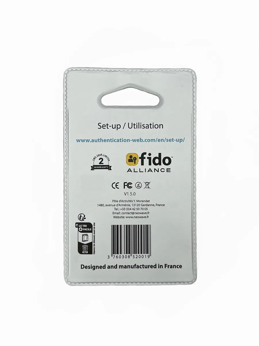 Winkeo-A FIDO2, chiavetta USB di sicurezza con autenticazione senza password e a due fattori