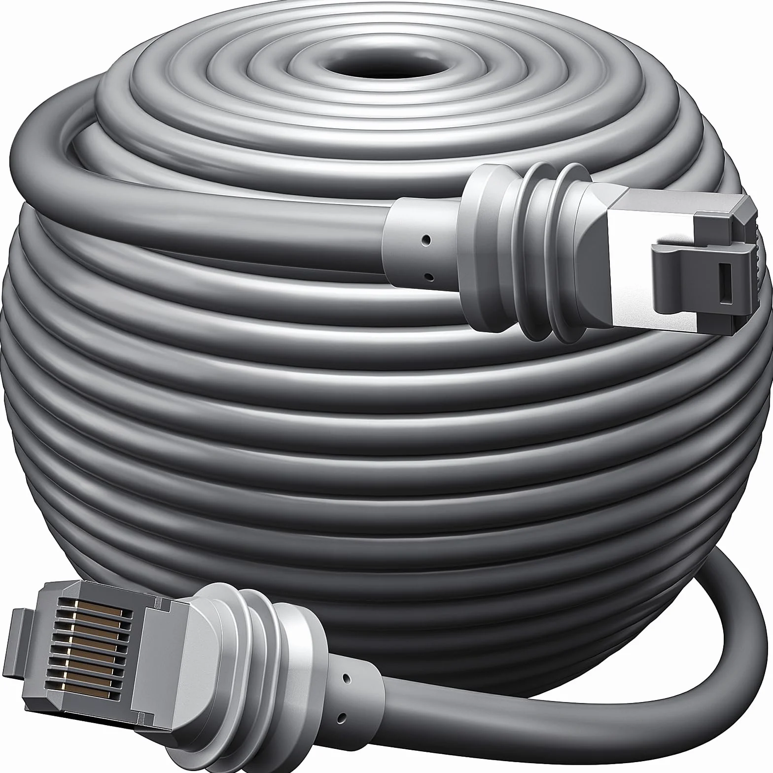 Starlink Gen 3 Cavo 15 M per Starlink Standard 3-Generazione/Mini Cavo Ethernet ad Alta Velocità Ultra Lungo, Impermeabile come Cavo di Prolunga di Ricambio (Grigio)