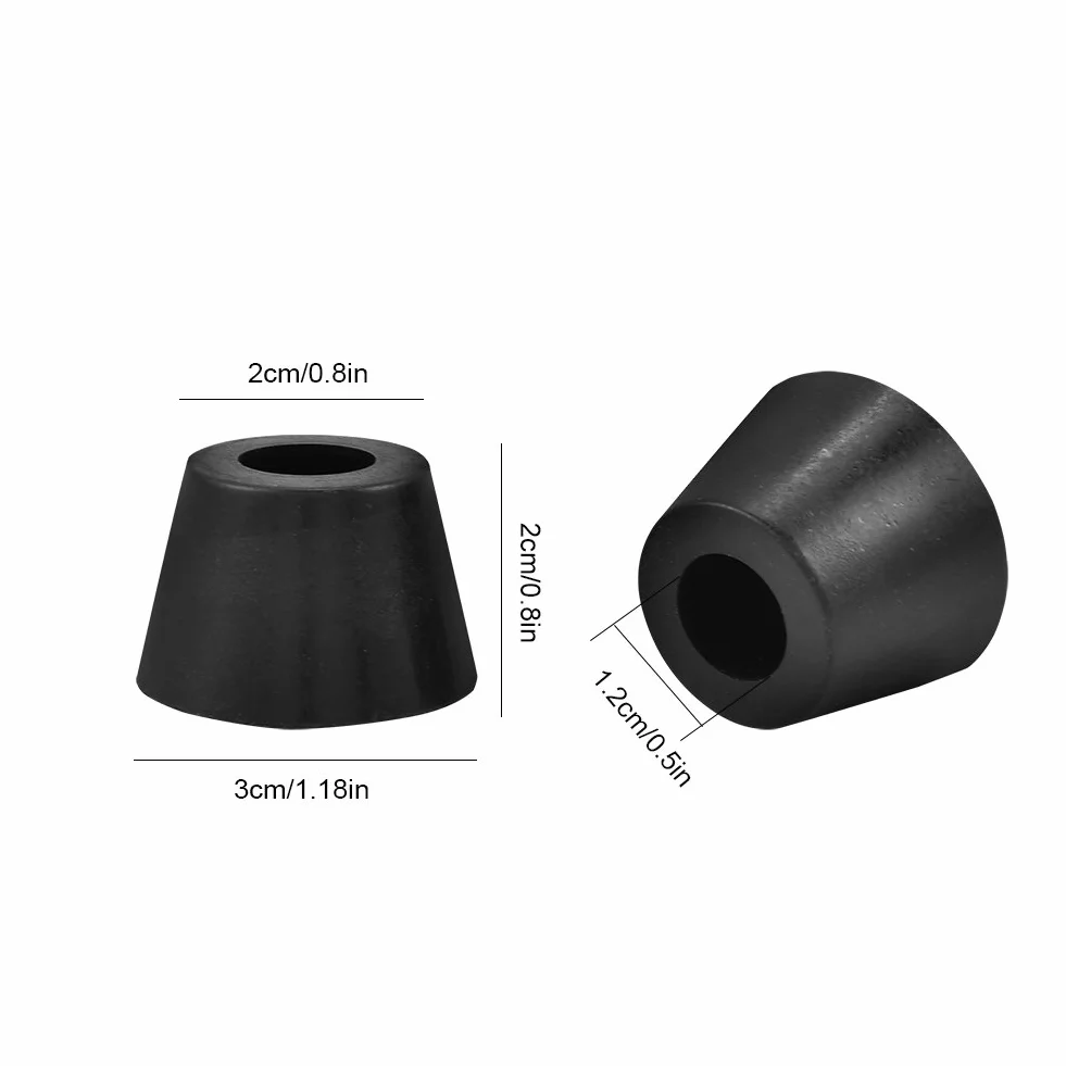 fosa 8 pezzi 30x20mm piedini in gomma supporto antivibrante base con viti per altoparlante HiFi, amplificatore, subwoofer per auto