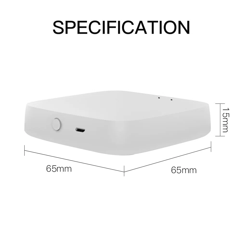 MOES Home Bridge per ZigBee, Gateway Hub Smart Life App Telecomando Wireless con Alexa Google Home