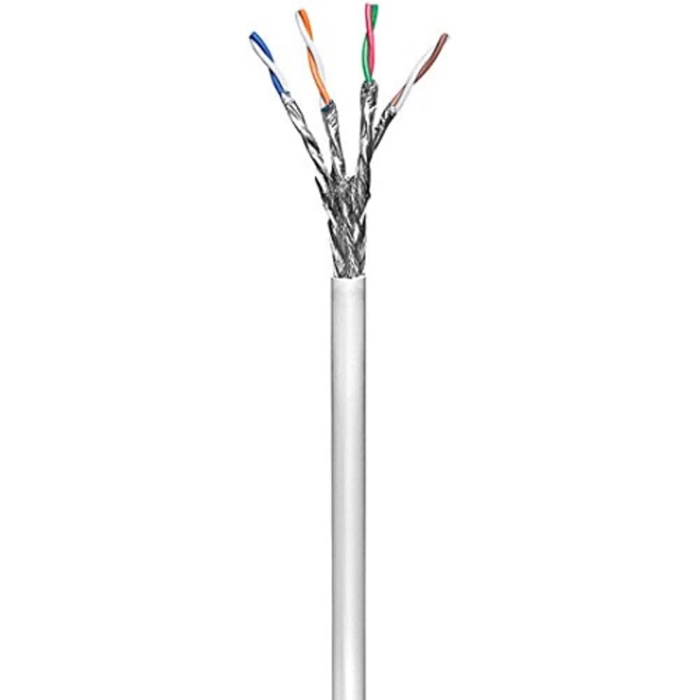 Wentronic Goobay Cat 6 Netzwerkkabel, S/ftp (pimf), Grau, 305 M - Cca Kupfergemisch, Awg 27/7 (stranded), Lszh (95709)