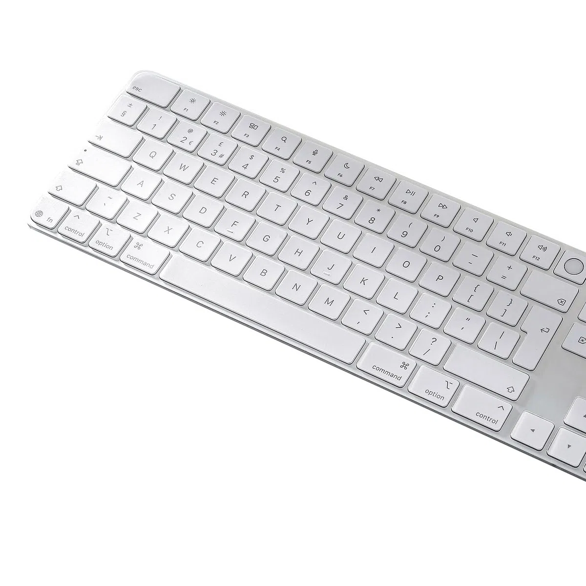 Cover per tastiera 2024 M4 iMac Magic Keyboard (layout europeo, tasto di invio a 7 forme) modello A3119, Touch ID, con tasto numerico, ultra sottile, protettiva e trasparente