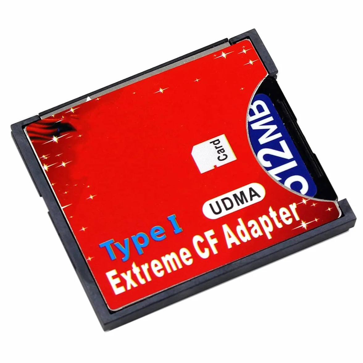 Cablecc Adattatore da SD SDHC SDXC ad alta velocità Extreme Compact Flash Support CF Type I per 16/32/64/128 GB