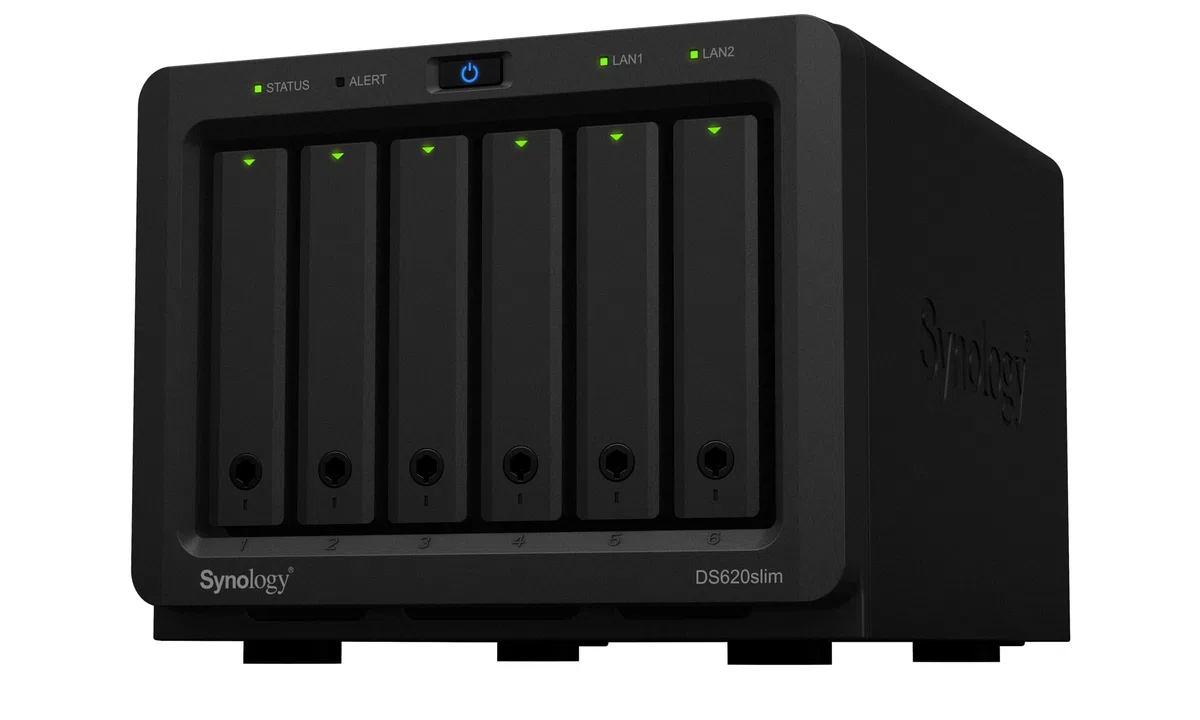 Nas synology diskstation servidor de almacenamiento J3355 ethernet escritorio negro DS620SLIM