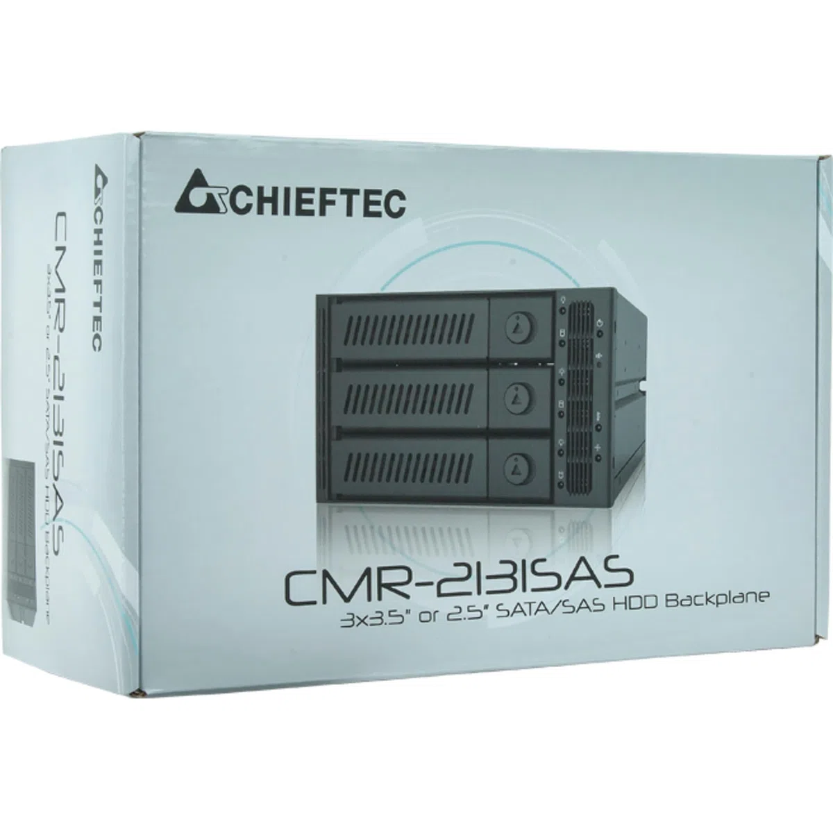 CHIEFTEC CMR-3141SAS Panel BAHÍA Disco Duro para 4 HDD/SSD (3,5 "/ 2,5"), ocupa 3 ranuras de 5,25 "
