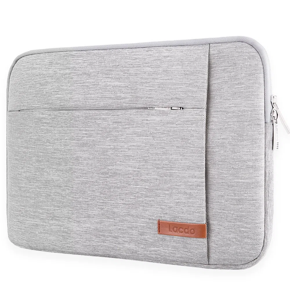 Lacdo Borsa Protettiva Custodia per 13 pollici Microsoft New Surface Pro 11th Copilot + PC, Surface Pro 10/9/8/X/7/6/5, 12.4 pollici Microsoft Surface Laptop Go 3/2/1, Grigio