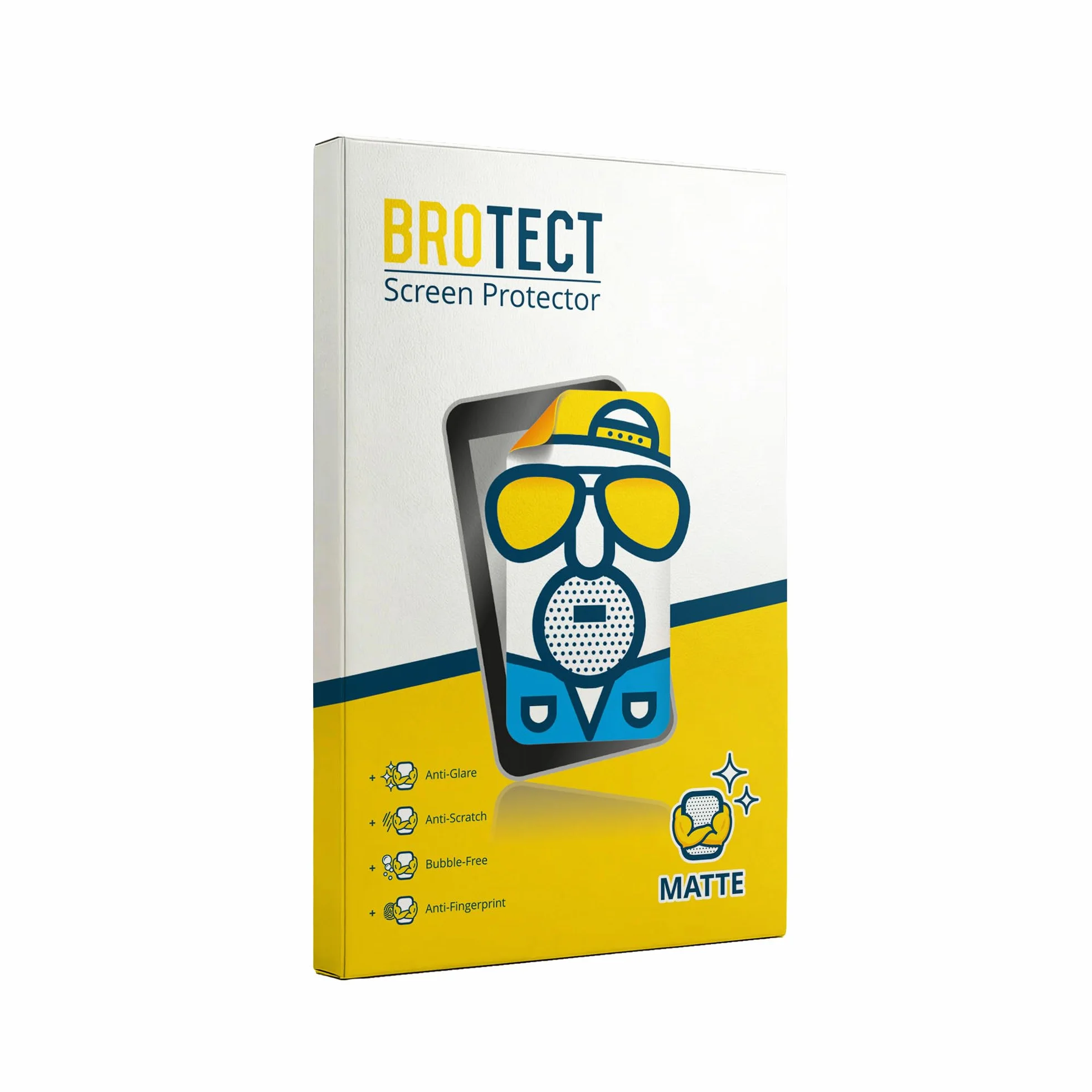 brotect Pellicola Protettiva Opaca 18.5" per PC touch panel con 47 cm (18,5 pollici) [410 mm x 231 mm, 16:9] Proteggi Schermo Anti-Riflesso