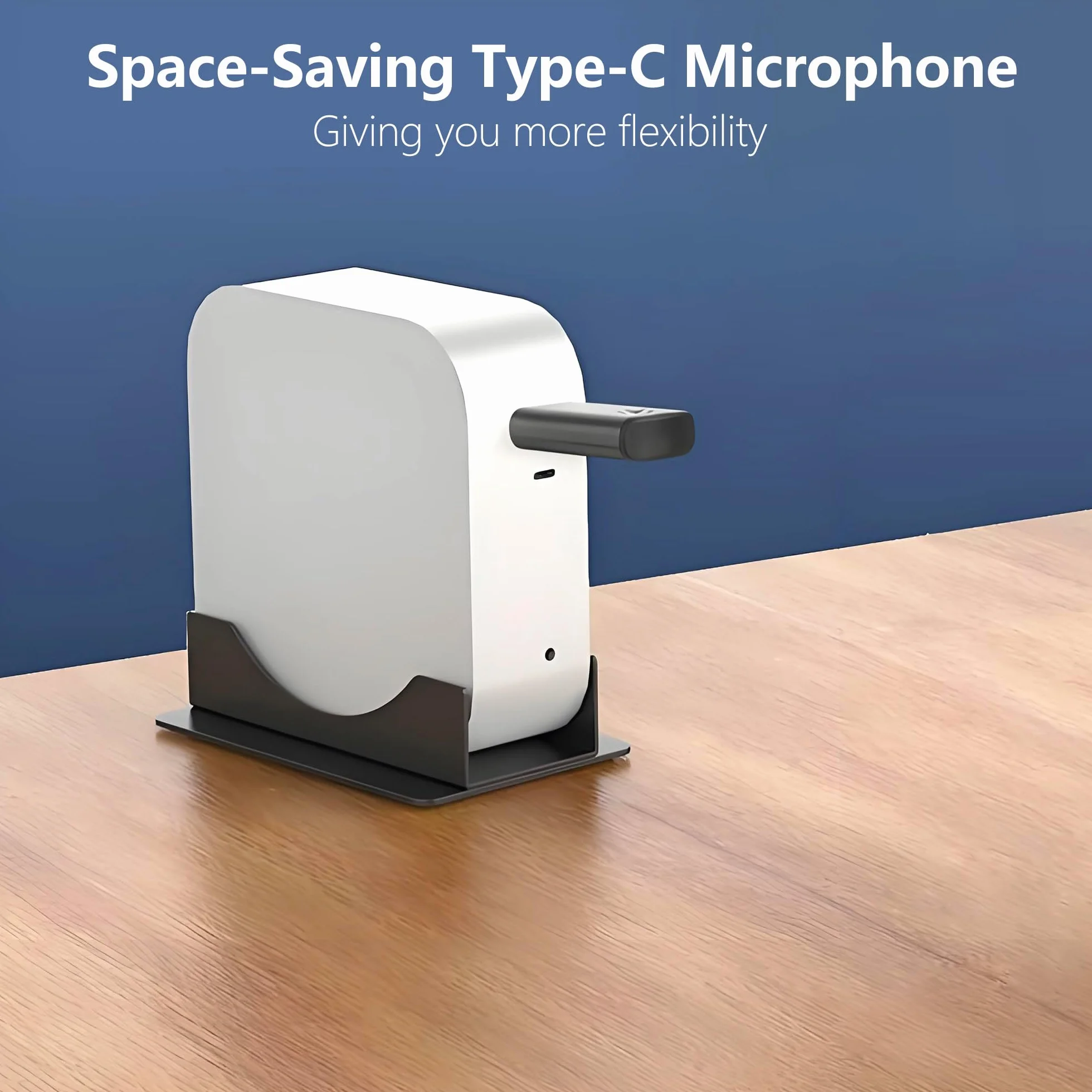DUNGZDUZ Mini microfono USB C per Mac mini M4/M4 Pro e MacBook | Microfono a condensatore plug-and-play, compatto e portatile, audio chiaro per lavoro e studio