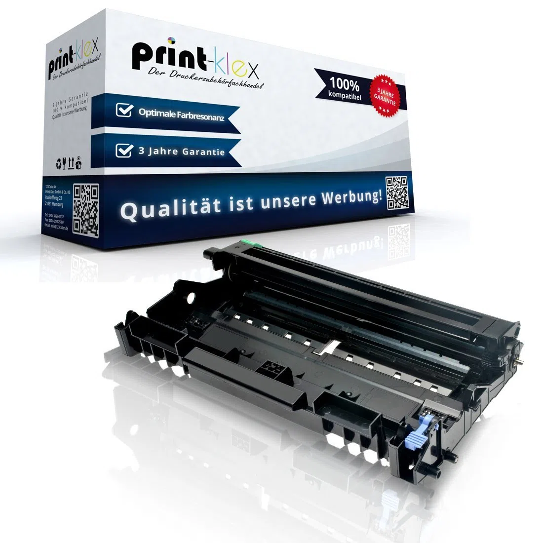 Compatibile unità tamburo per Brother MFC L 2700 MFC L 2700 DW MFC L 2701 MFC L 2701 DW MFC L 2703 DW MFC L 2720 DW MFC L 2740 CW MFC L 2740 DW DR 2300 Drum Nero nero BK K