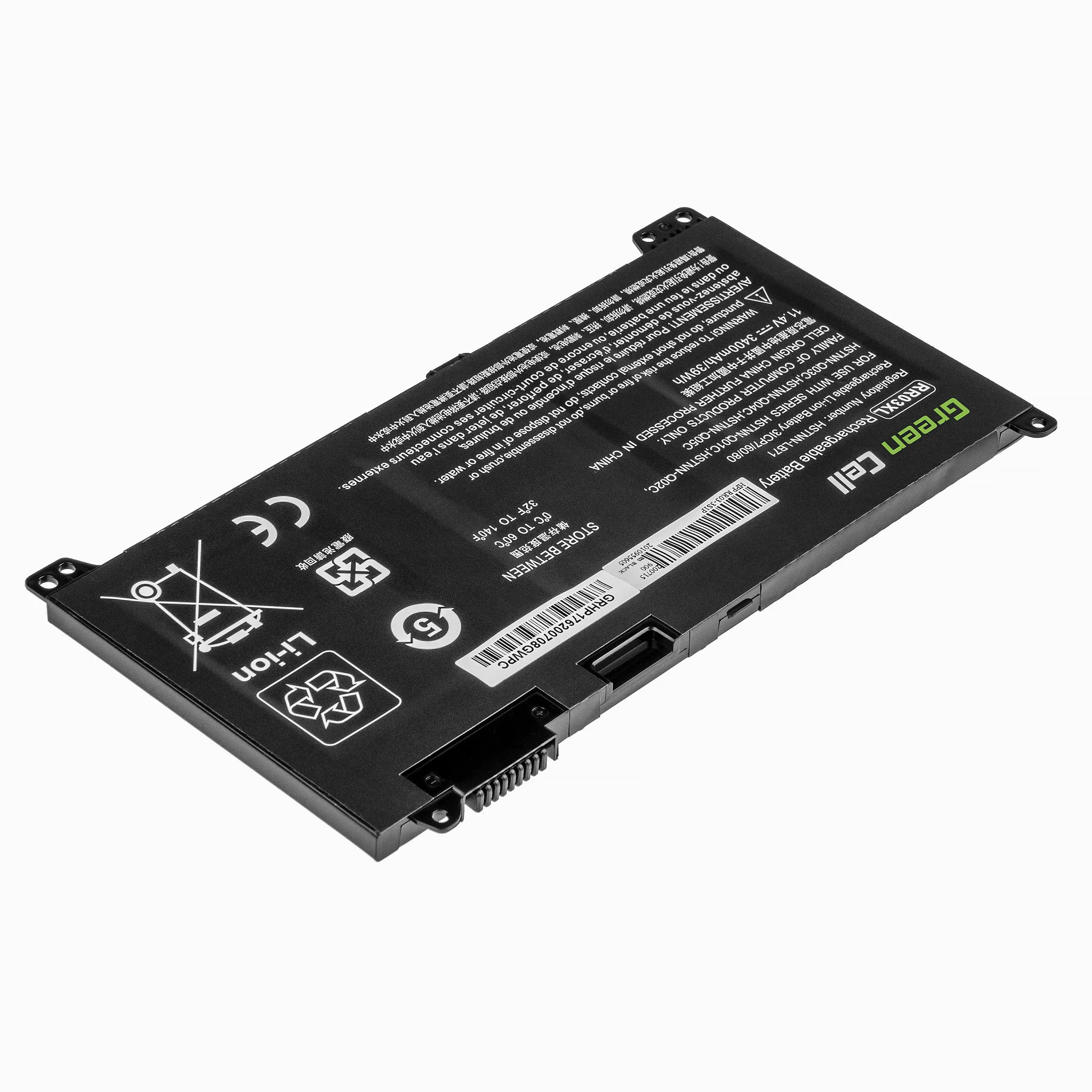 Green Cell Batteria per HP ProBook 430 440 G4 G5 455 470 G4 Mobile Thin Client mt20 MT21 / RR03048XL-PR RR03XL RRO3 RRO3XL HSTNN-Q06C HSTNN-UB7C RR03-3400mAh, 11.4V