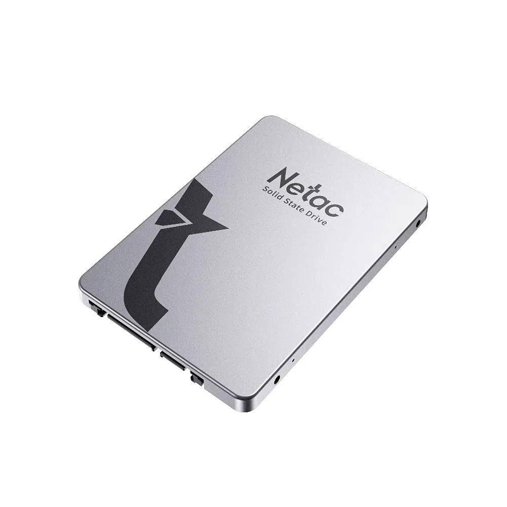 Netac Disco rigido SSD 256 GB, SSD SATAIII da 2,5 '', SSD interno per laptop, velocità di aggiornamento del gioco, grigio argento