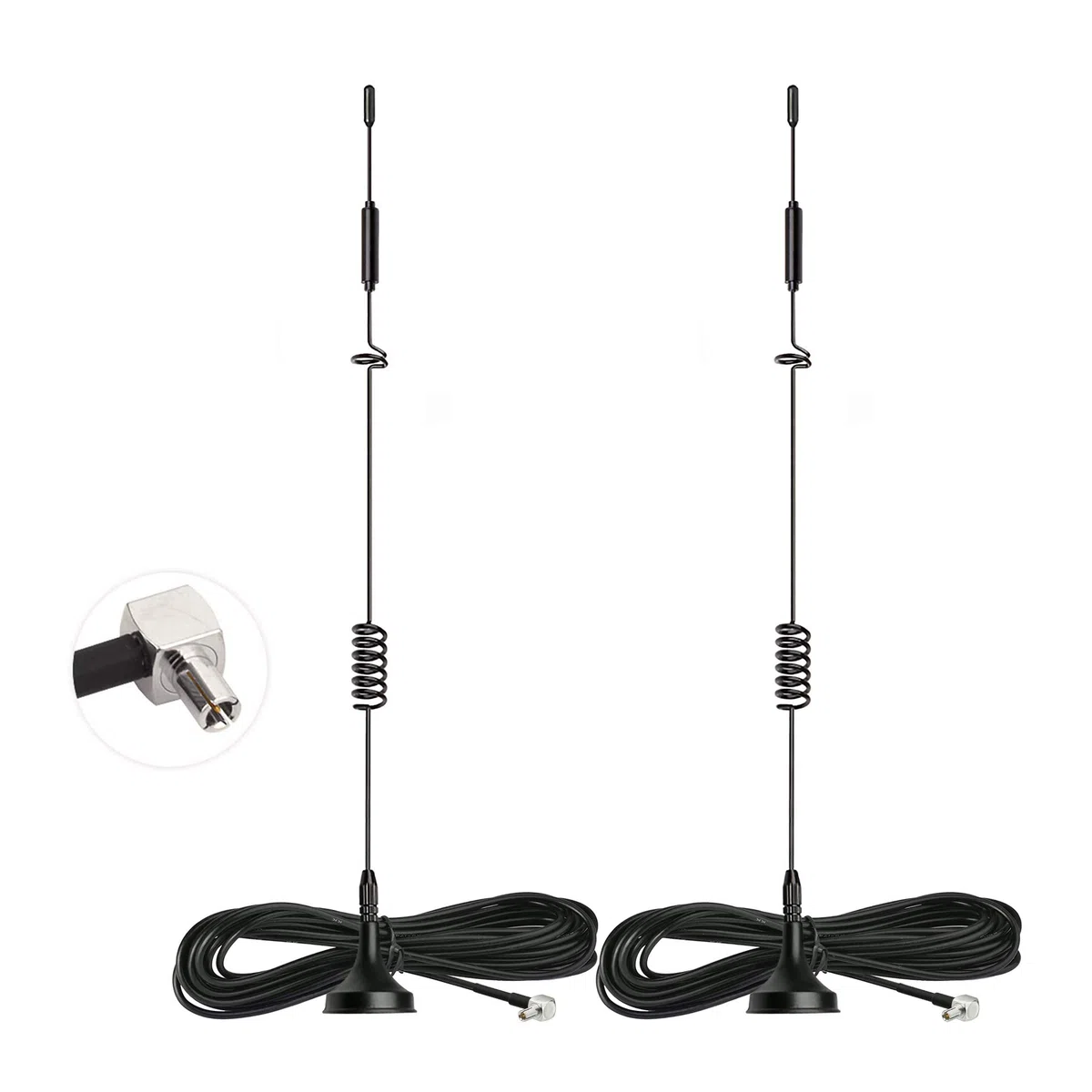 Bingfu Antenna 4G LTE 8dBi Base Magnetica MIMO TS9 Antenna 2-Pack Compatibile con MiFi Mobile Hotspot Router Modem USB Dongle Nighthawk M1 MR1100 M2 MR2100 AC785 AC797 AC790 AC810