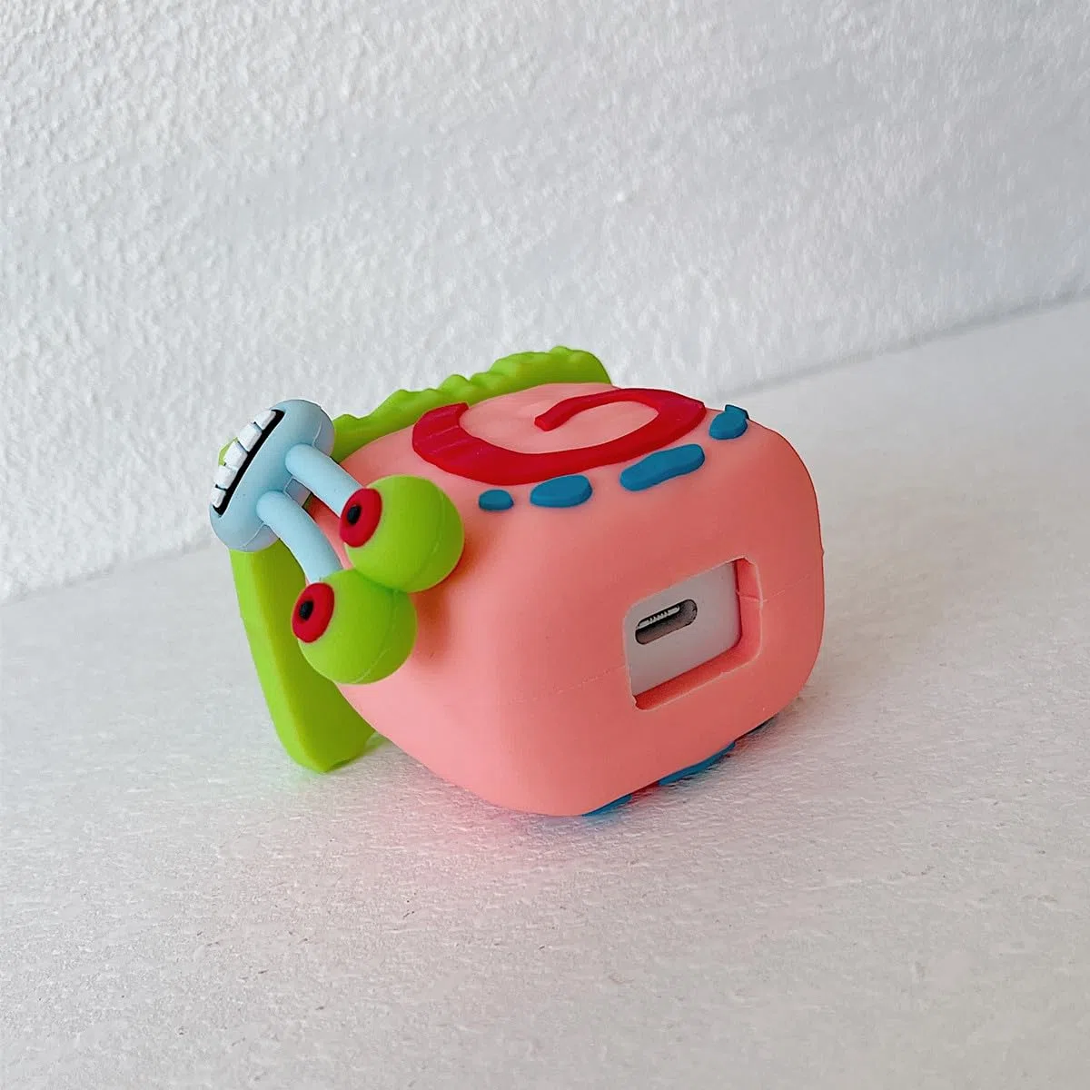 Custodia protettiva per iPhone 20 W con adattatore USB-C e cavo di ricarica, design unico, divertente motivo Kawaii 3D, protezione per cavo di ricarica, per famiglia, uomini, donne (lumaca